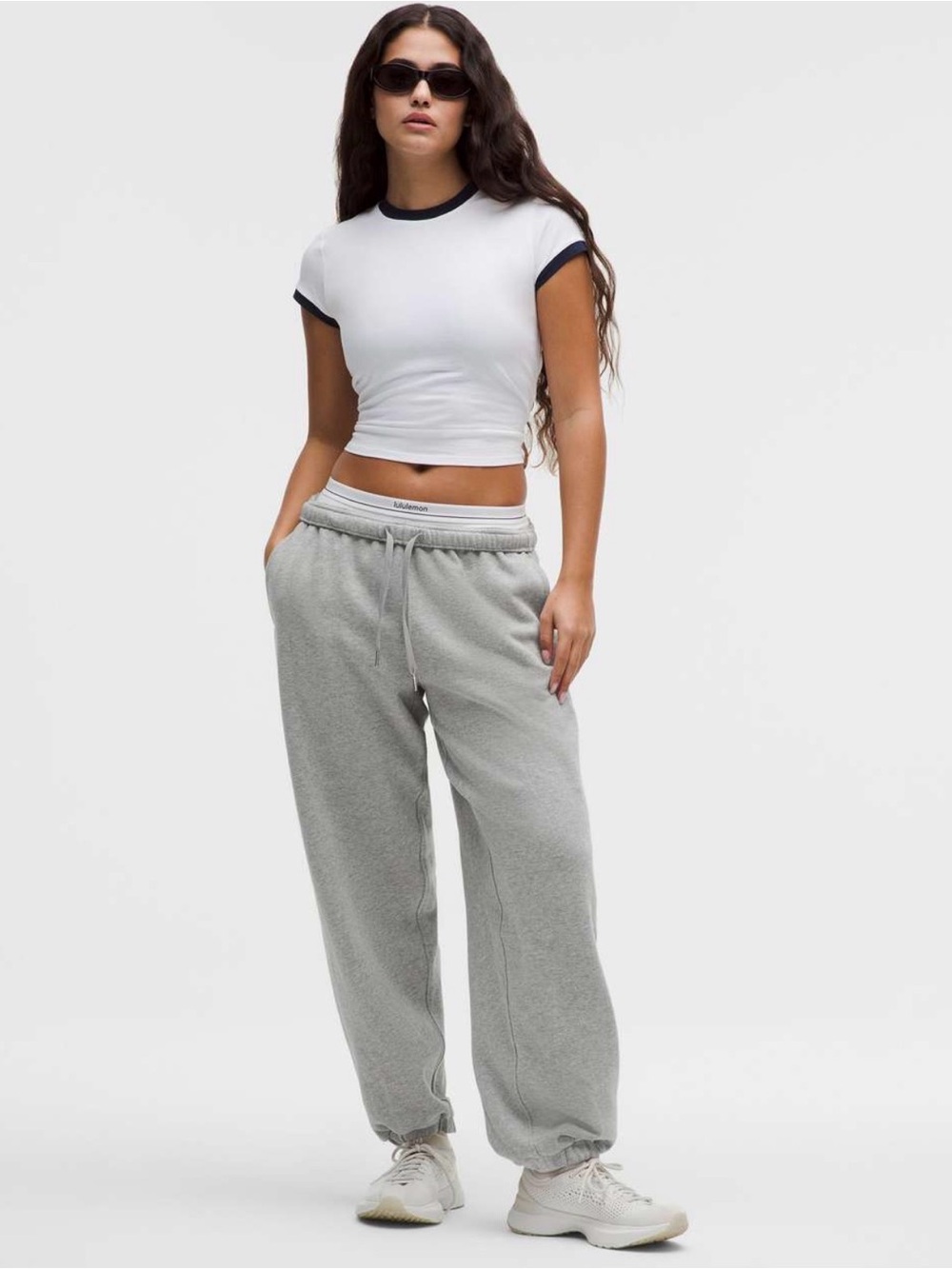 Lululemon Women’s Steady State Jogger Heathered Grey Size L NWT